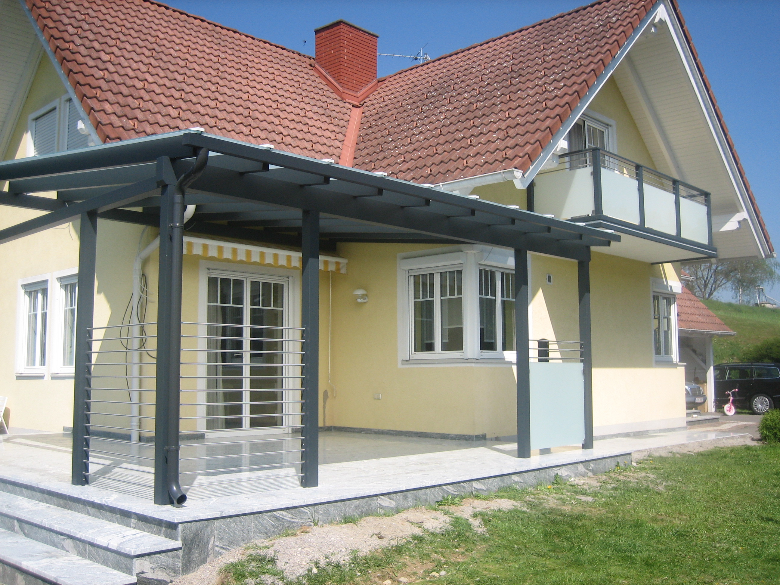 Terrassenüberdachung Beispiel (Platzhalter)